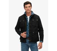 Superdry & Co Pure Cotton Wax Jacket Black
