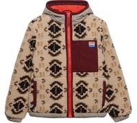 Superdry & Co Sherpa Jacquard Fleece Ladies Hybrid Jacket, size L