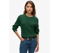 Superdry & Co Slouchy Cable Knit Jumper Green