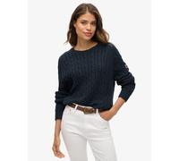 Superdry & Co Slouchy Cable Knit Jumper Navy