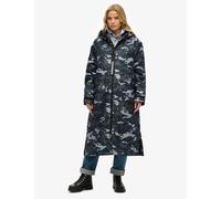 Superdry & Co Water Resistant Hooded Changing Robe Navy Mix