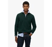 Superdry & Co Wool Blend Half Zip Jumper Green