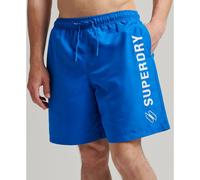Superdry Code Applque 19inch Swimming Shorts Blue L Men