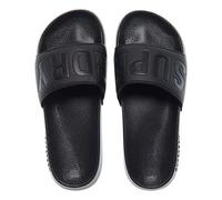 Superdry Women's Code CORE Pool Slide Sandal, Black, Medium UK