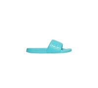 Superdry Code Core Vegan Pool Slide, Flip Flops Women, Aquamarine Blue, Small