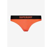 Superdry Code Elastic Bikini Bottoms Orange Black Women - XXS
