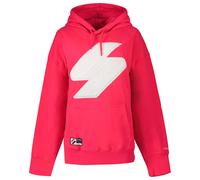 Superdry Code Logo Che Os Hoodie Pink M-L Women