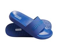 Superdry Code Logo Vegan Pool Slides - Elite Blue - S