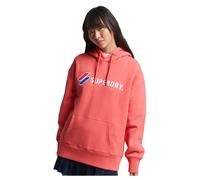 Superdry Code Sl Applique Os Hoodie Orange M-L Women