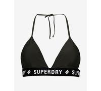 Superdry Code Triangle Elastic Bikini Top Dark Green Women - XS