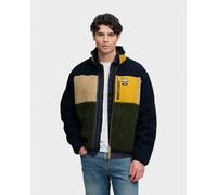 Superdry Colour Block Retro Fleece Full Zip Sweatshirt