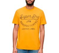 Superdry Copper Label Script Short Sleeve T-shirt Yellow 2XL Men