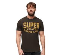 Superdry Copper Label Workwear Short Sleeve T-shirt Brown XL Men