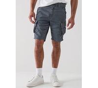 Superdry Core Cargo Shorts, Dark Grey, Size 34, Men Dark Grey