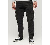 Superdry Core Cargo Trousers, Black, Size 32, Inside Leg Regular, Men Black