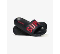Superdry Core Graphic Pool Sliders Navy Men's Slip On Sandals Comfort