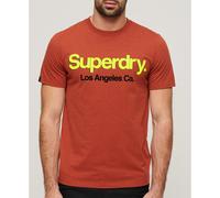 Superdry Core Logo Classic Washed Short Sleeve T-shirt Orange S Men