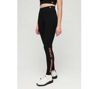 Superdry Core Sport High Waist Leggings Black/coral