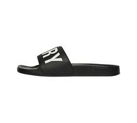 Girls' vegan pool slides Superdry Core Noir 7/8 ans