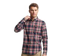 Long-sleeved lumberjack shirt in organic cotton Superdry Bleu S