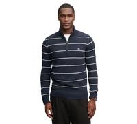 Superdry Cotton Stripe Knit Half Zip Sweater