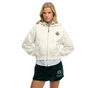 Women's zip-up hoodie Superdry Country Club Ziphood Blanc XS