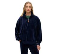 Superdry Country Club Velour Half Zip Sweatshirt