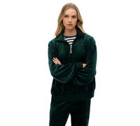 Superdry Country Club Velour Half Zip Sweatshirt