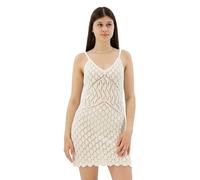 Superdry Crochet Cami Sleeveless Short Dress Beige M Woman