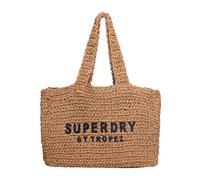 Women’s raffia tote bag Superdry City Marron TU