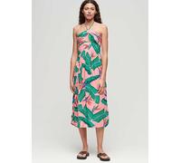 Superdry Cut Out Midi Dress Paradise Pink