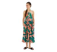 Superdry Cut Out Sleeveless Midi Dress Pink L Woman