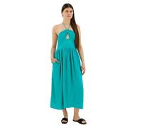 Superdry Cut Out Sleeveless Midi Dress Green XS Woman