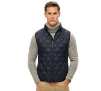 Sleeveless jacket Superdry Diamond Quilt Fuji Lite Bleu XL