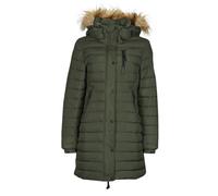 Superdry Duffel coats FUJI HOODED MID LENGTH PUFFER in Kaki UK 8