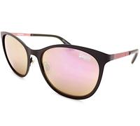 Superdry Echoes Sunglasses Black with Pink and Pink Mirror Lenses 027