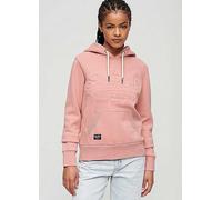 Superdry Embossed Logo Hoodie Blush Pink
