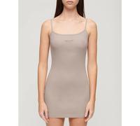 Superdry Embroidered Rib Strappy Sleeveless Short Dress