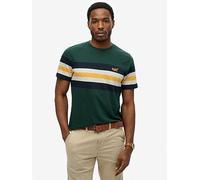 Superdry Essential 3 Stripe T-shirt, Green, Size 2Xl, Men Green