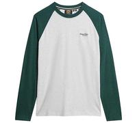Superdry Essential Baseball Long Sleeve T-shirt Grey XL Men