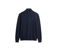 Superdry Essential Knit Henley Sweater Men - S Dark Blue