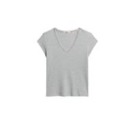 Superdry Essential Lace Trim V Tee C4-Basic Non-Printed T Shirt (W), Women-Outerwear, 5-6