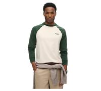 Long sleeve T-shirt Superdry Essential Logo Baseball Vert XL