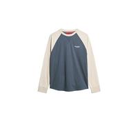 Superdry Essential Logo Baseball Long Sleeve T-Shirt 2XL Blue