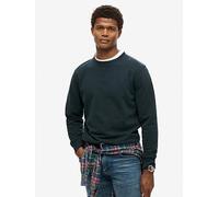 Superdry Essential Logo Crew Sweatshirt - Blue, Navy, Size 2Xl, Men Navy