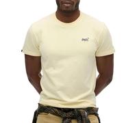 Superdry Organic Cotton Essential Logo T-Shirt, Yellow, Size Xl, Men Yellow