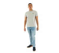 Superdry Essential Logo EMB Tee T-Shirt Male-Adult, Light Grey Grindle Feeder, M