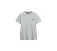 Superdry Male-Adult Essential Logo Emb Tee T-Shirt, Light Grey Grindle Feeder, S