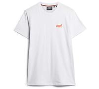 Superdry Essential Logo Embroidered Short Sleeve T-shirt White XL Men