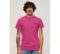 Superdry Vintage Logo Embroidered Short Sleeve T-shirt Pink M Men